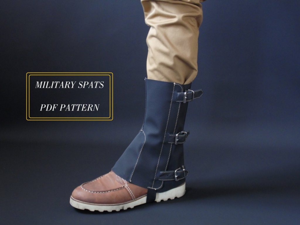 Military Spats - Digital PDF Pattern
