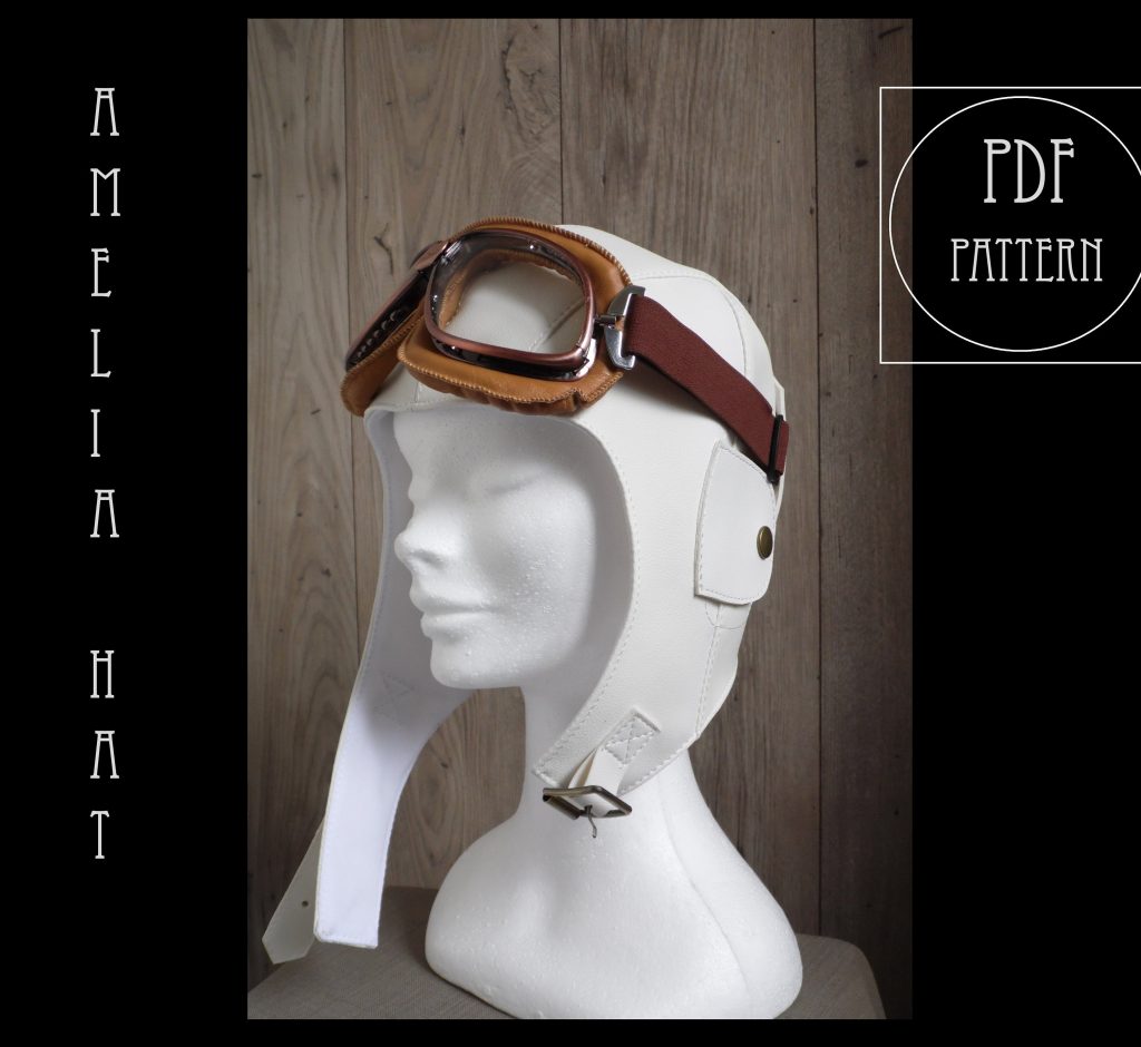Amelia Earhart's Aviator Hat - Digital PDF Pattern