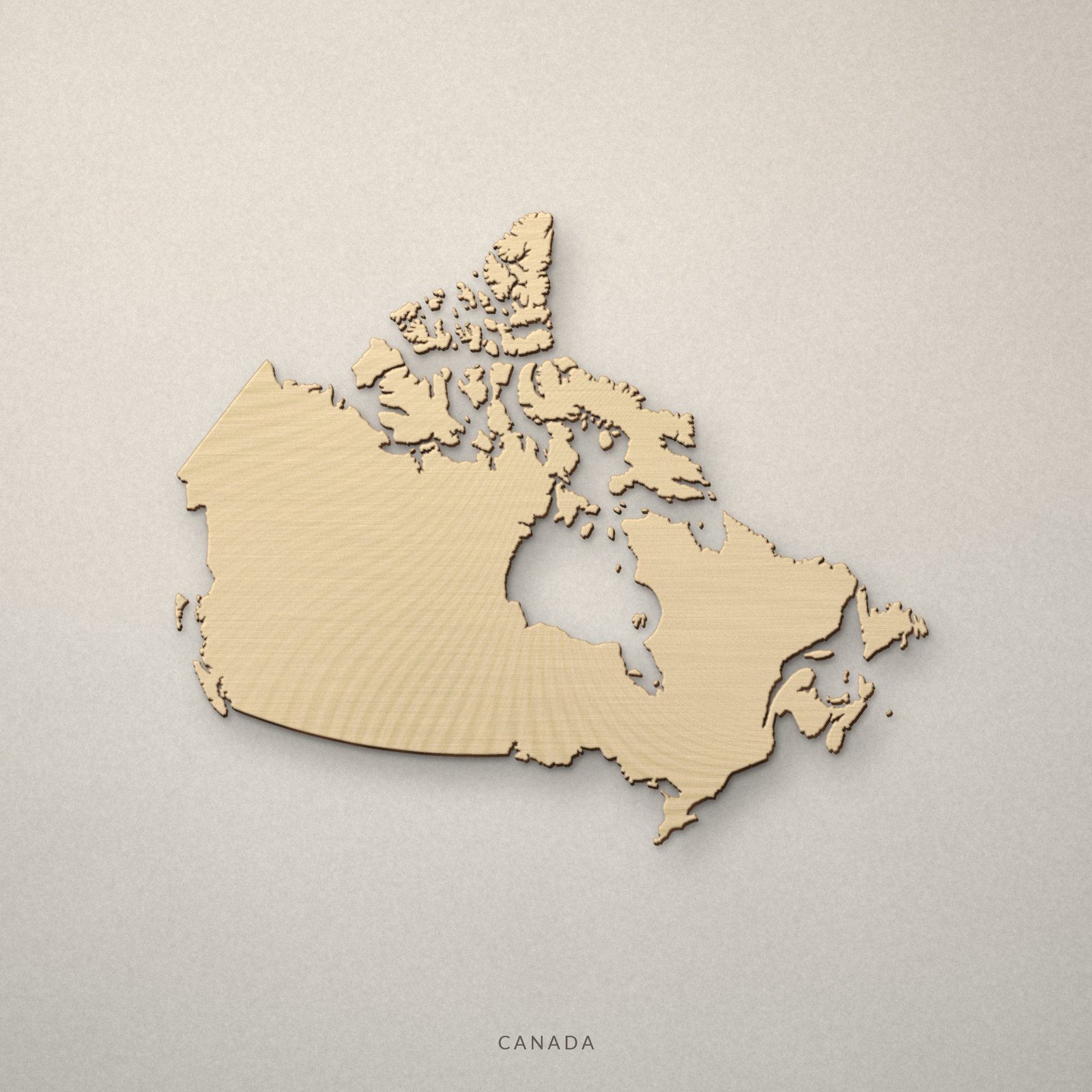 North America Map Laser Cut Files - Country Outlines SVG DXF PDF - Image 5